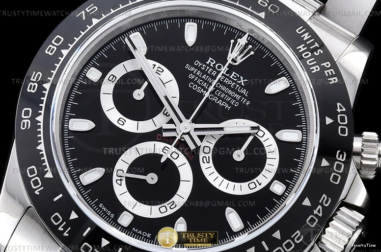 1221 Colorful ROLDYT0436B – Daytona 116500 CER SS SS Black 904L QF V3 SH 949